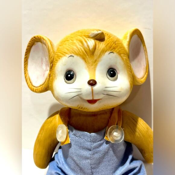 Homco vintage porcelain country mice with moveable joints - Picture 12 of 14